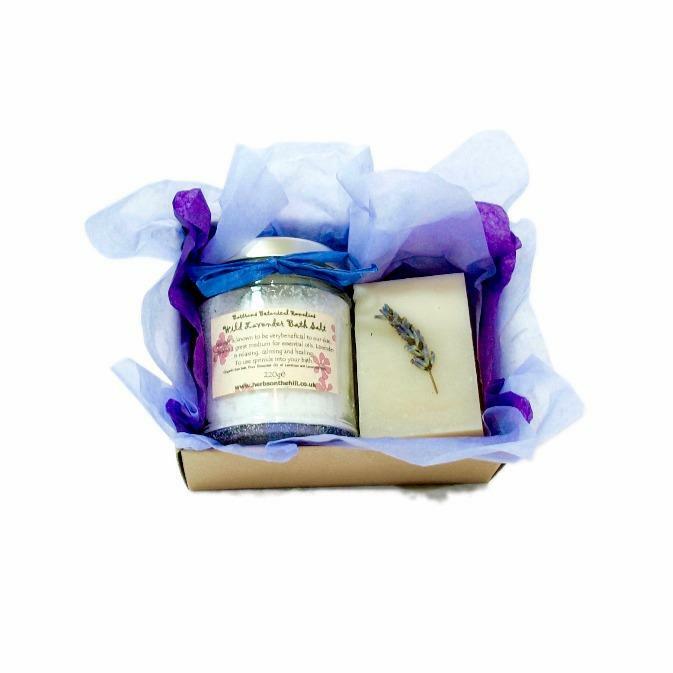 Lavender Salt & Soap Box