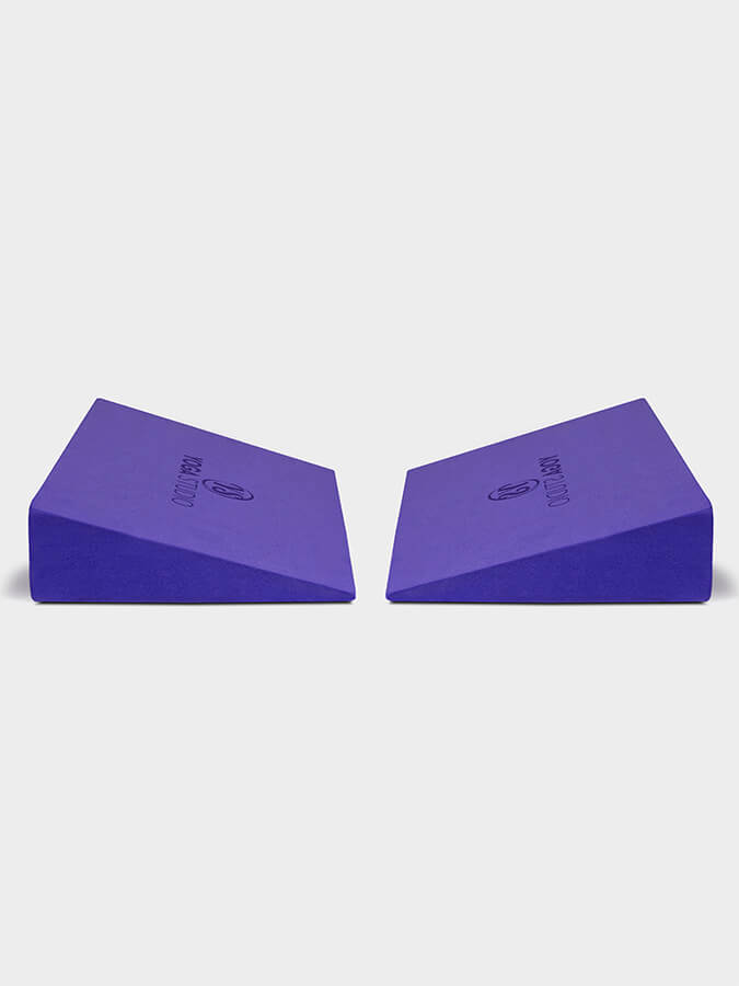 Yoga Studio EVA Foam Half Wedges Twin Pack Pair