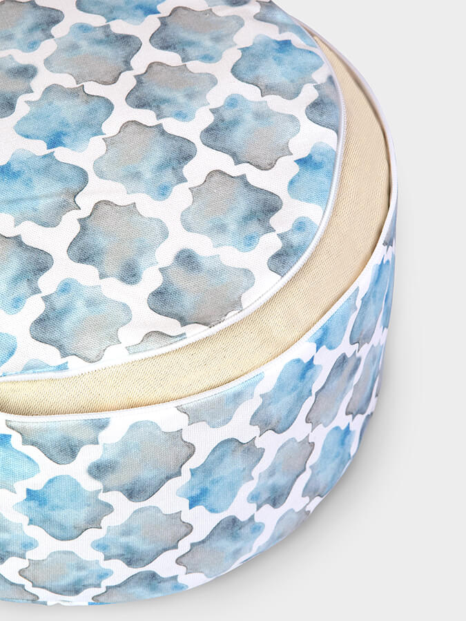 Yoga Studio EU Cylinder Buckwheat Designed Meditation Cushion - Abstract Collection