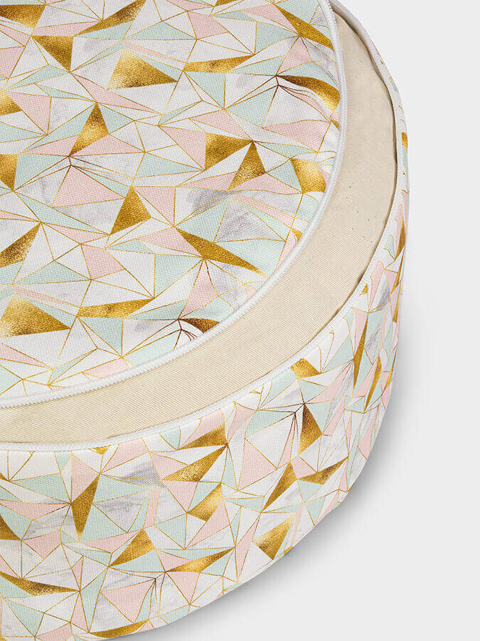 Yoga Studio EU Cylinder Buckwheat Designed Meditation Cushion - Abstract Collection