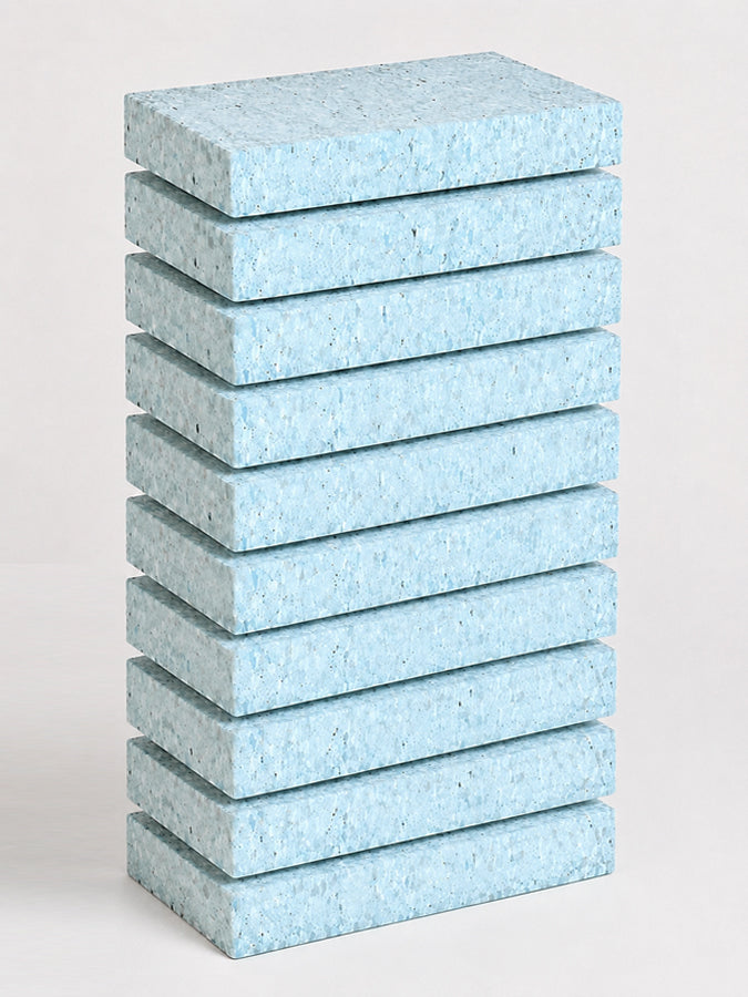 Yoga Studio Recycled Chip Foam Full Yoga Blocks (10 Pack)
