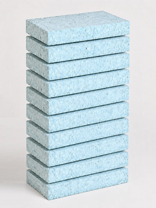 Yoga Studio Recycled Chip Foam Full Yoga Blocks (10 Pack)