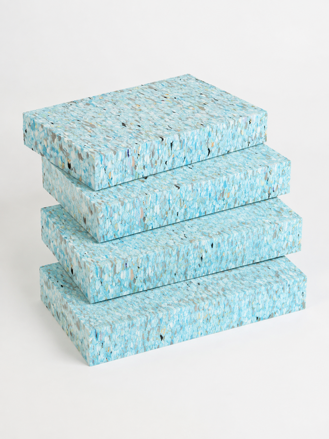 Yoga Studio Recycled Chip Foam Full Yoga Blocks (4 Pack)