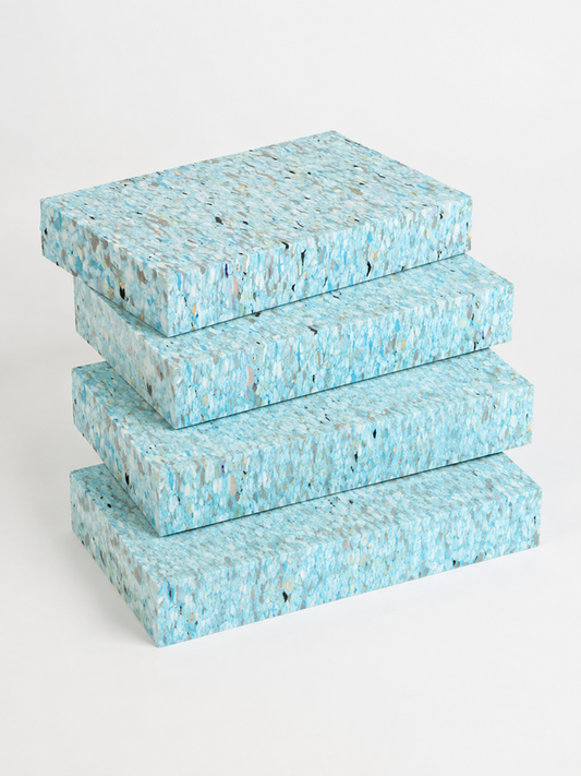 Yoga Studio Recycled Chip Foam Full Yoga Blocks (4 Pack)