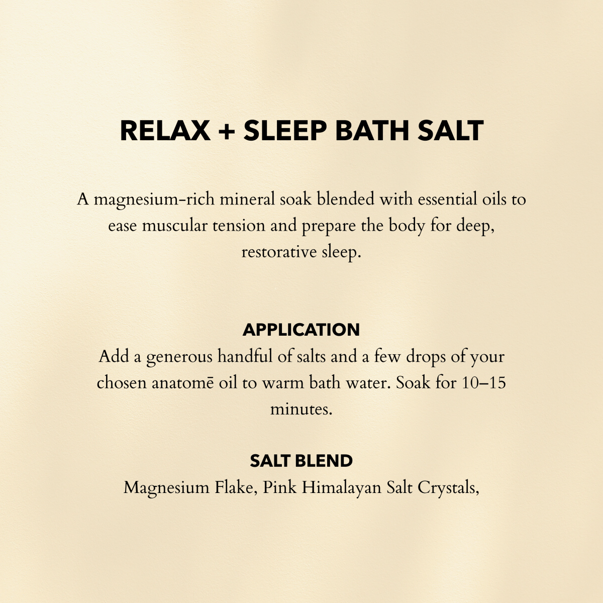 Relax + Sleep Chamomile Bath Salts