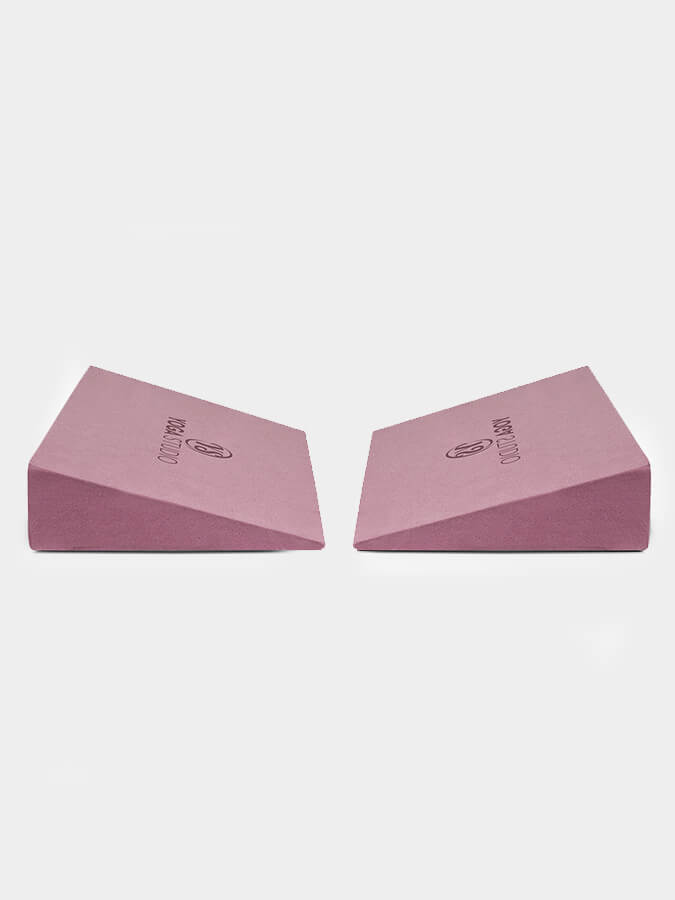 Yoga Studio EVA Foam Half Wedges Twin Pack Pair