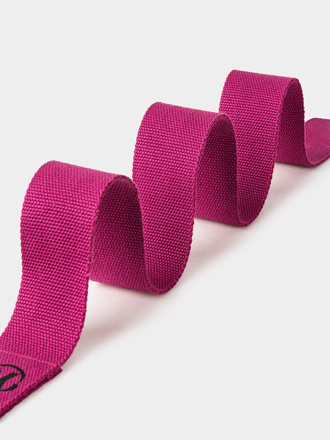 Yoga Studio GOTS Organic Cotton D-Ring 2.5m Yoga Belt Strap