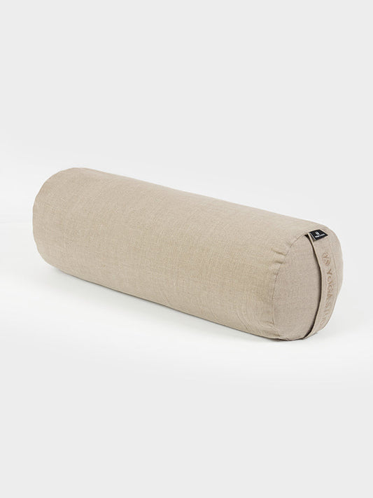Yoga Studio Organic Buckwheat Linen Meditation Bolster Cushion