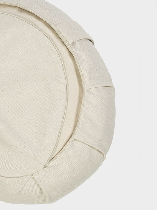 Yoga Studio European Organic Buckwheat Zafu Crescent Cushion